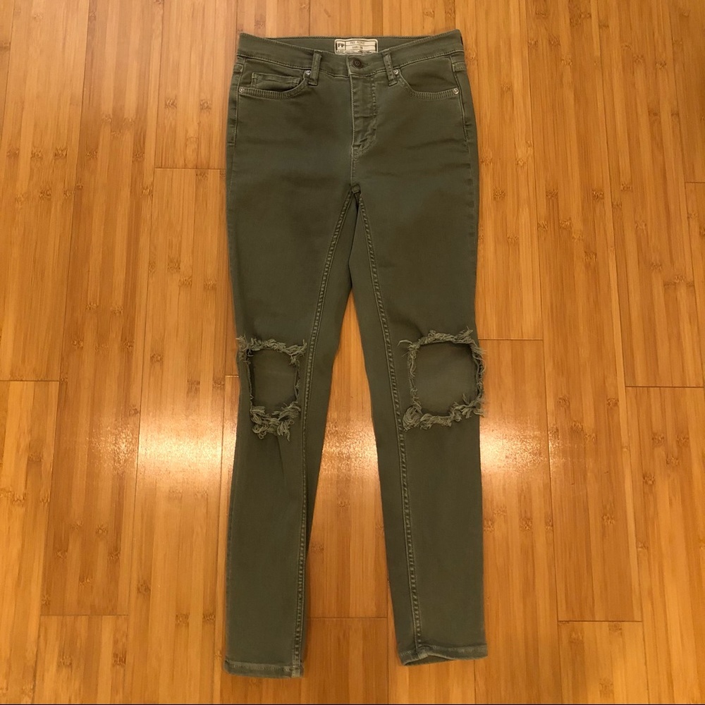 Free People Busted Skinny Jeans